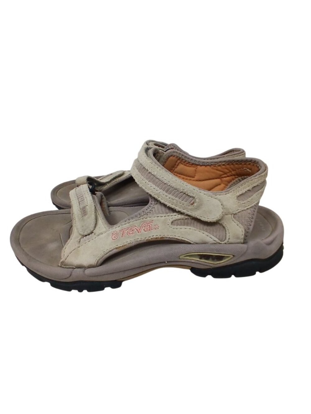 Teva Womens Size 9 Beige Sandals Adj Straps Cushioned Shock Soles 6468 #2 - Picture 7 of 10